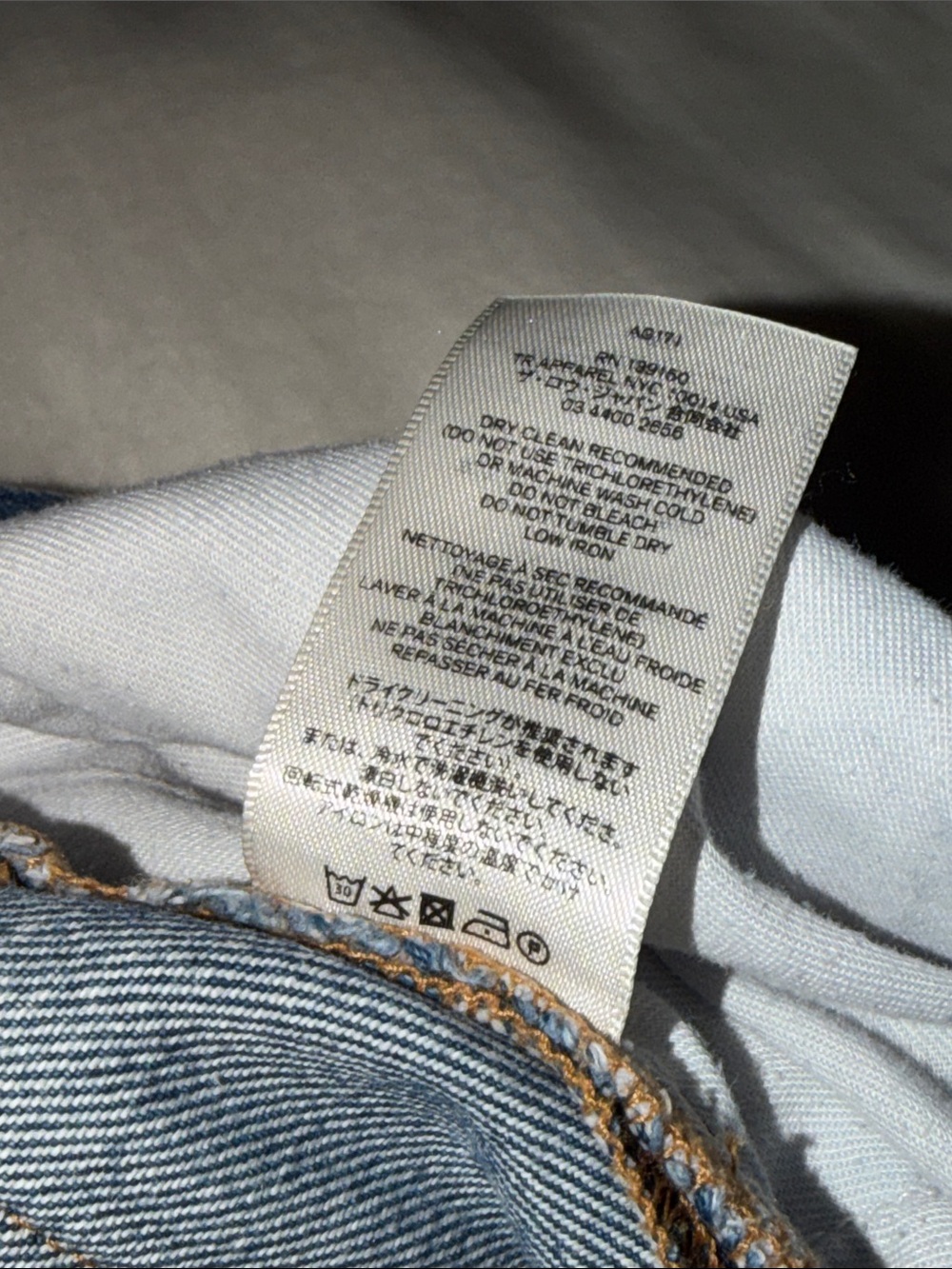 THE ROW Edna Indigo Wide Leg Jean, size 8 - Picture 9 of 16